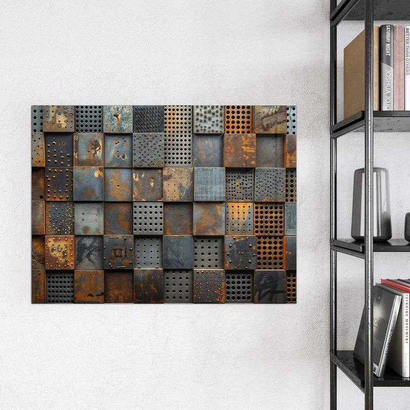 Magnettafel - Gelochte Metallplatten