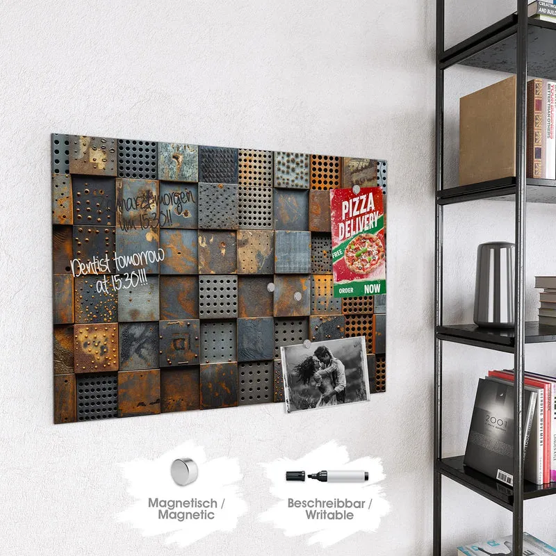 Magnettafel - Gelochte Metallplatten
