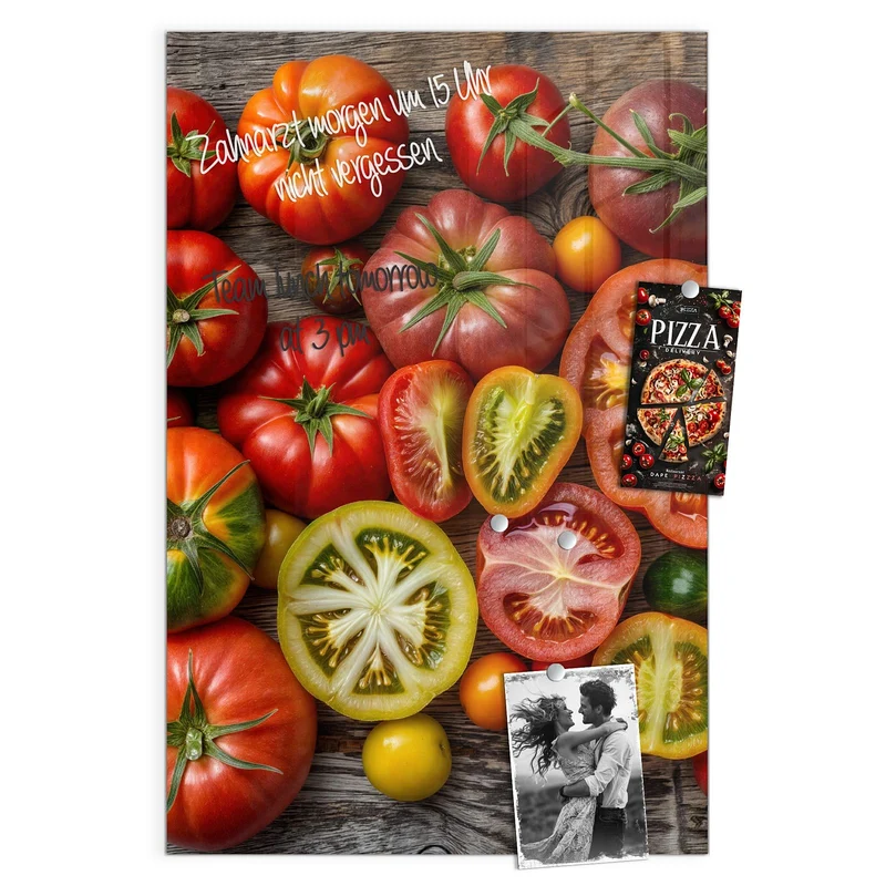 Magnettafel - Bunte Tomatensorten