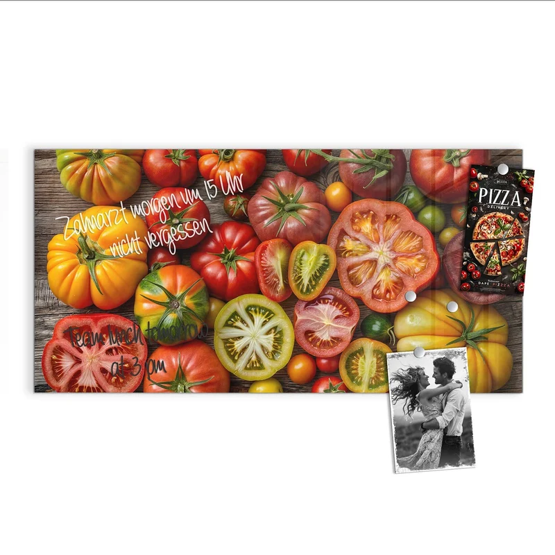 Magnettafel - Bunte Tomatensorten