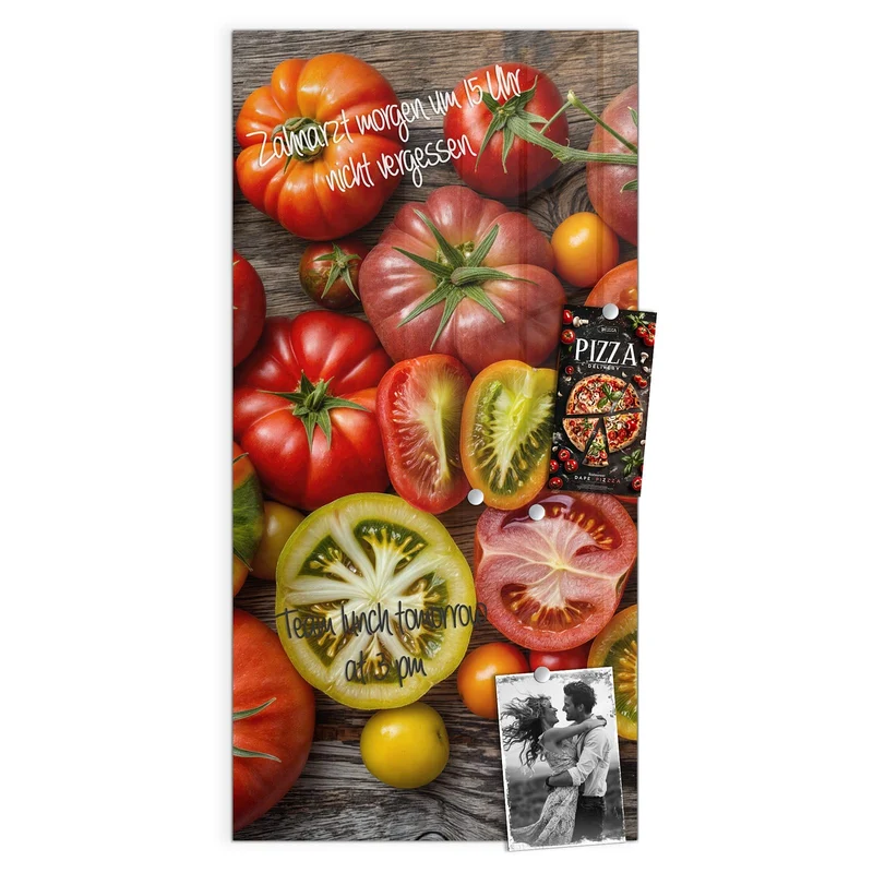 Magnettafel - Bunte Tomatensorten