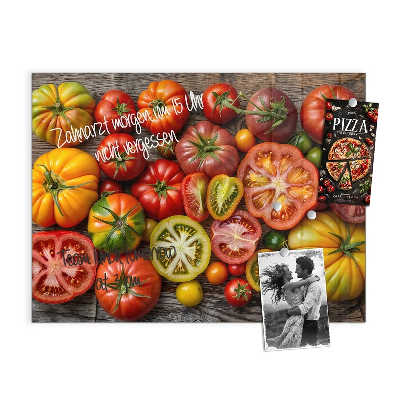 Magnettafel - Bunte Tomatensorten