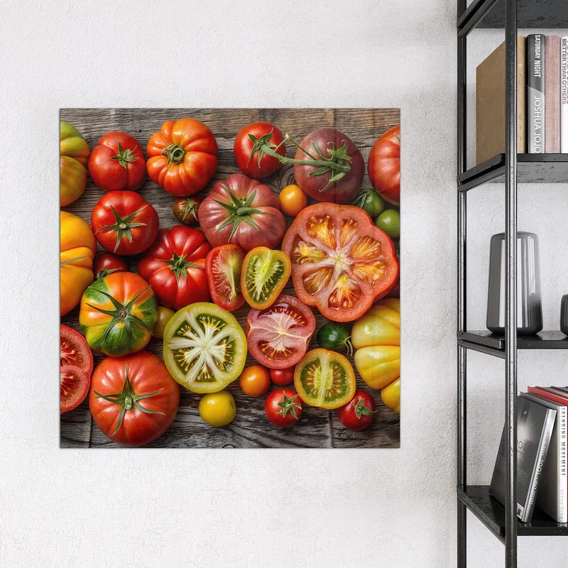Magnettafel - Bunte Tomatensorten