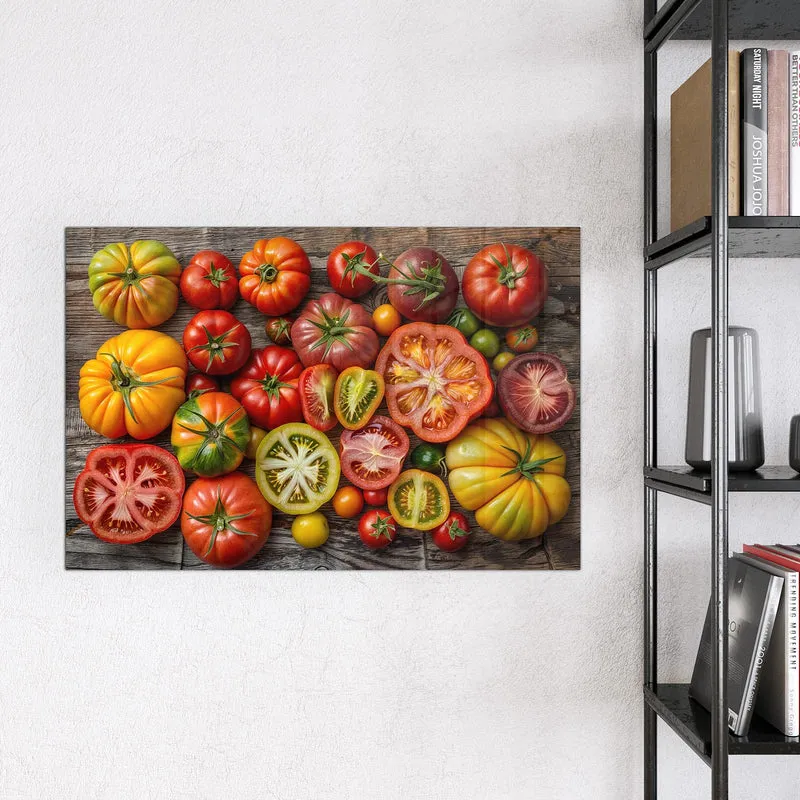 Magnettafel - Bunte Tomatensorten