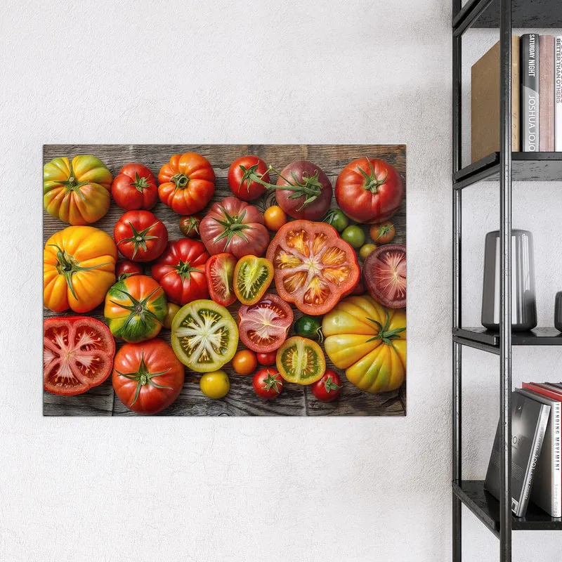 Magnettafel - Bunte Tomatensorten