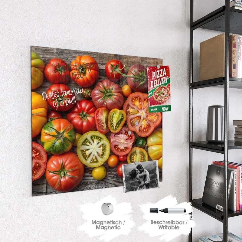 Magnettafel - Bunte Tomatensorten