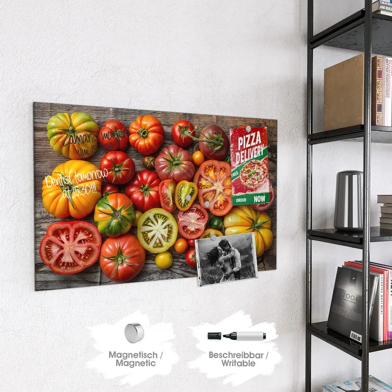 Magnettafel - Bunte Tomatensorten