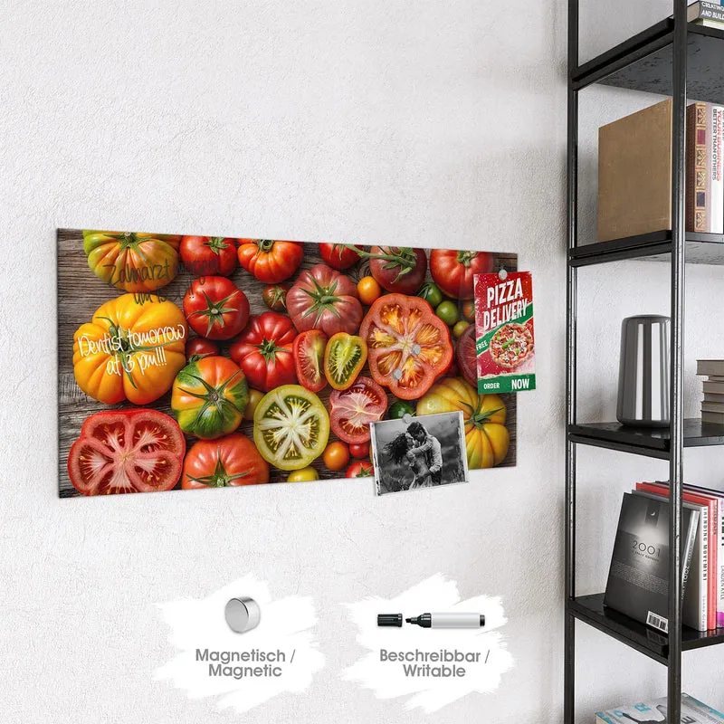 Magnettafel - Bunte Tomatensorten