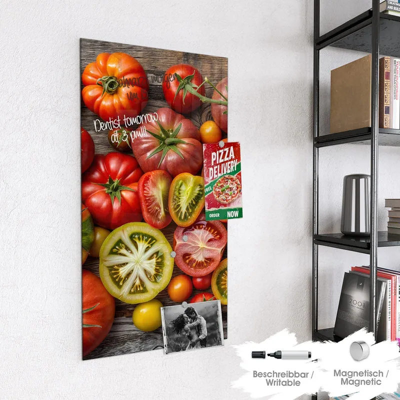 Magnettafel - Bunte Tomatensorten