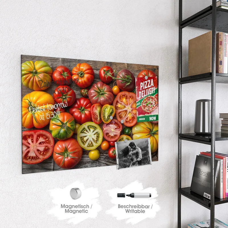 Magnettafel - Bunte Tomatensorten