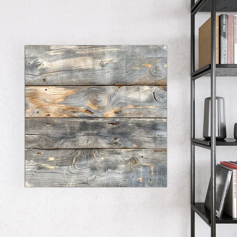 Magnettafel - Graue Holzplanken