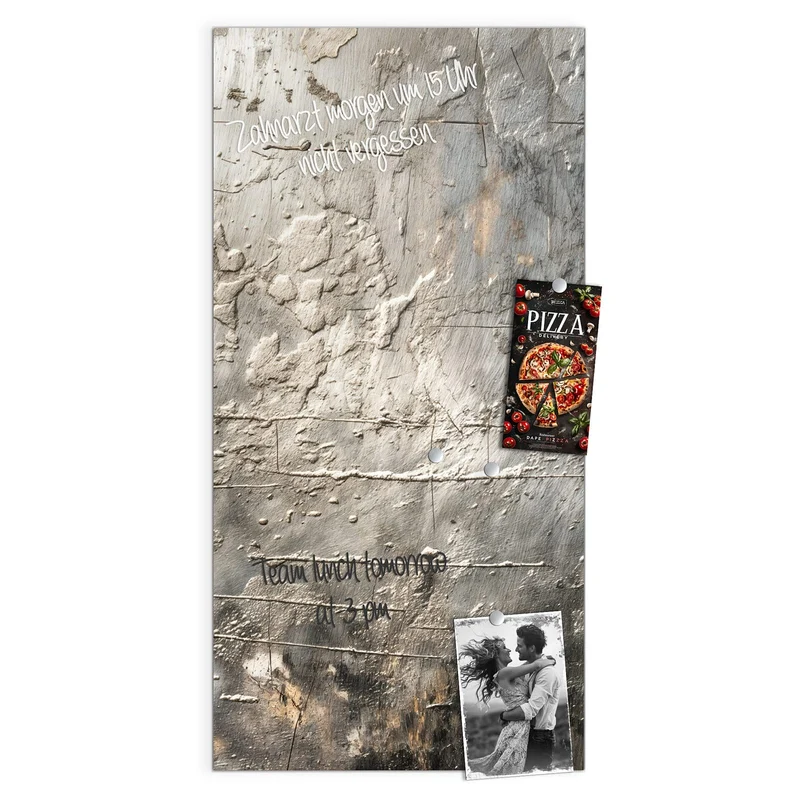 Magnettafel - Gealtertes Metall