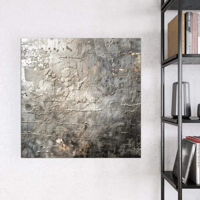 Magnettafel - Gealtertes Metall