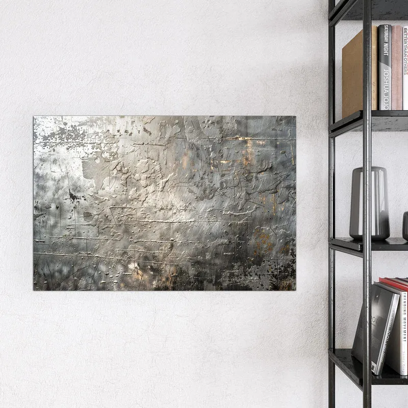 Magnettafel - Gealtertes Metall