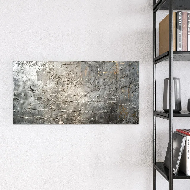 Magnettafel - Gealtertes Metall