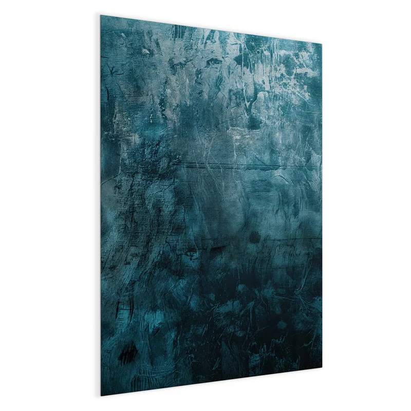 Magnettafel - Petrolblaue Wand