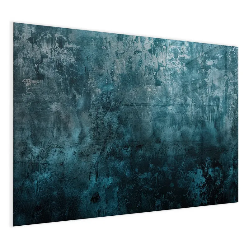Magnettafel - Petrolblaue Wand