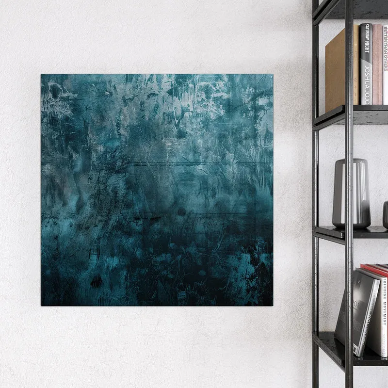Magnettafel - Petrolblaue Wand
