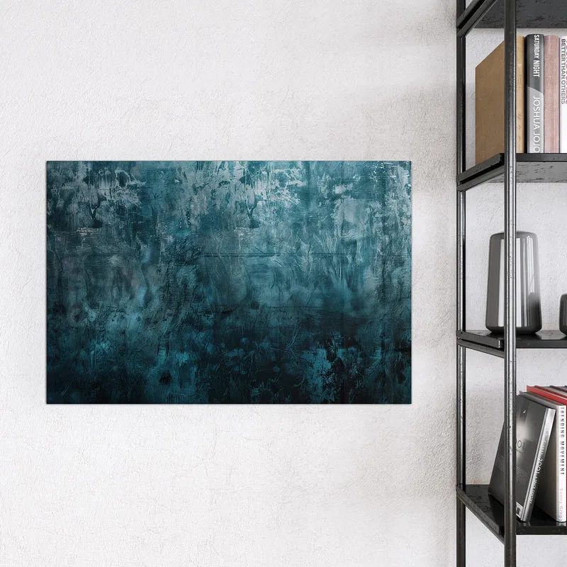 Magnettafel - Petrolblaue Wand