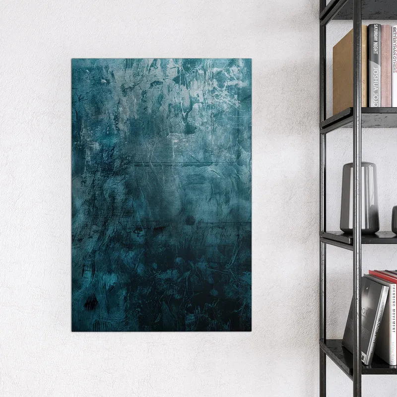 Magnettafel - Petrolblaue Wand