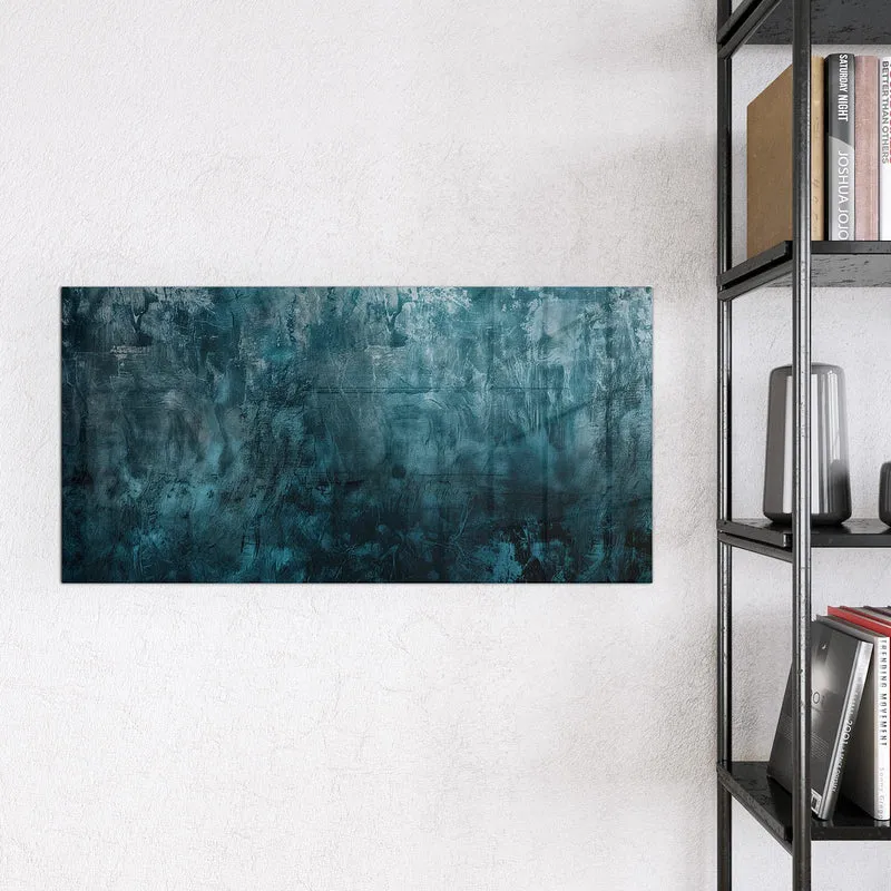 Magnettafel - Petrolblaue Wand