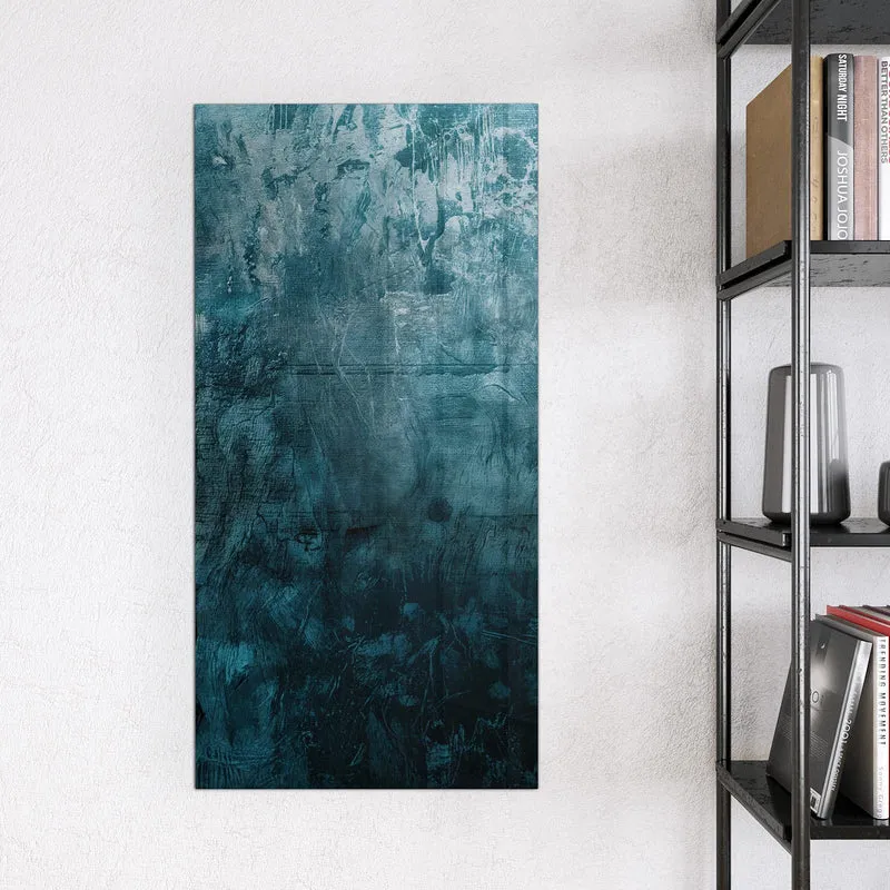 Magnettafel - Petrolblaue Wand