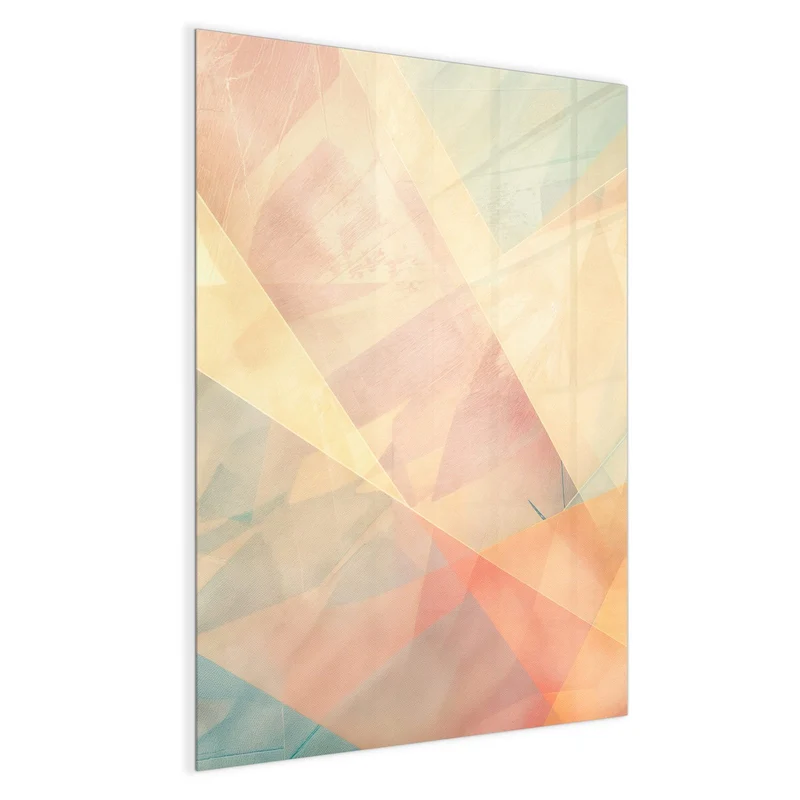 Magnettafel - Geometrie in Pastell
