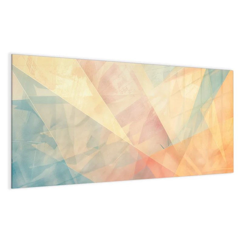Magnettafel - Geometrie in Pastell