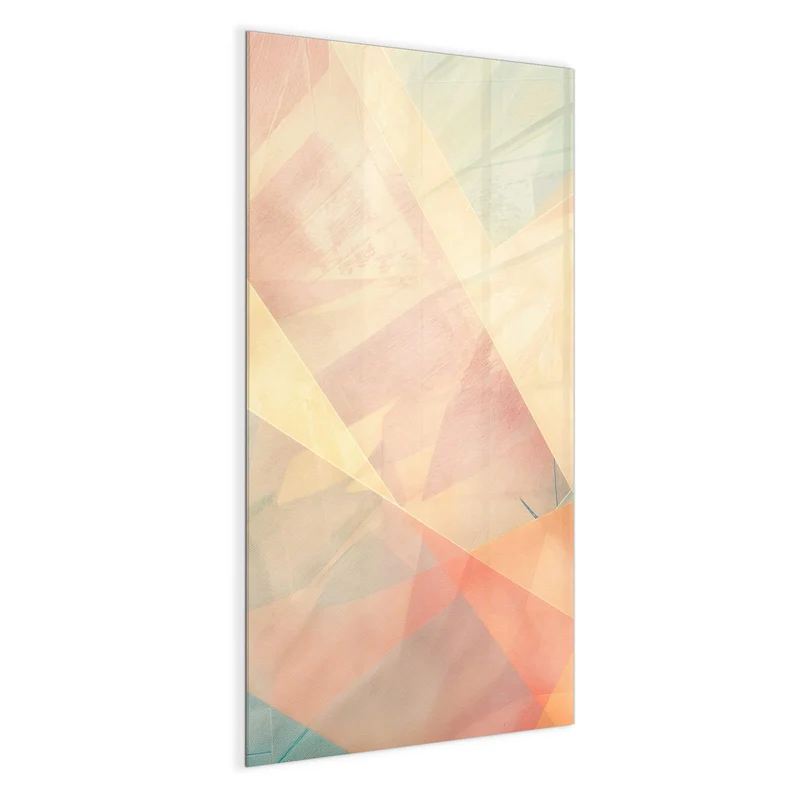 Magnettafel - Geometrie in Pastell