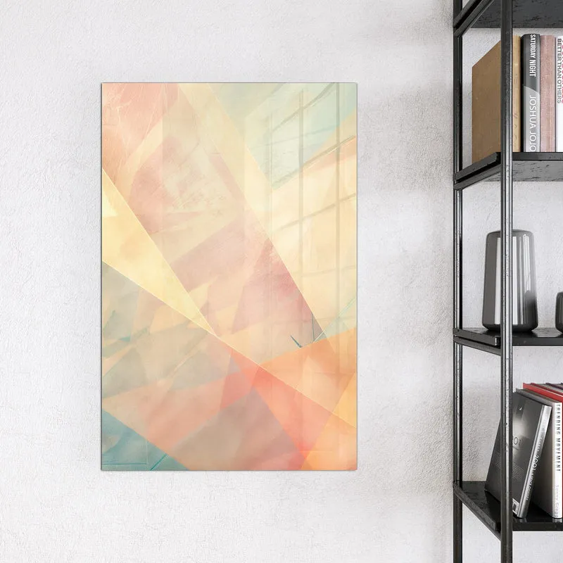 Magnettafel - Geometrie in Pastell