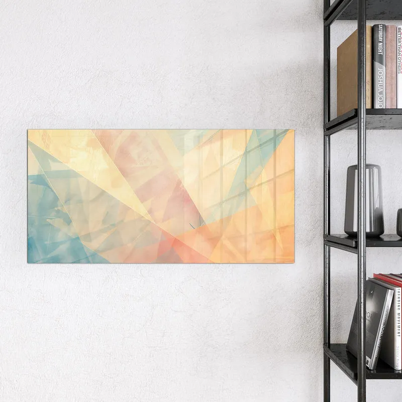 Magnettafel - Geometrie in Pastell