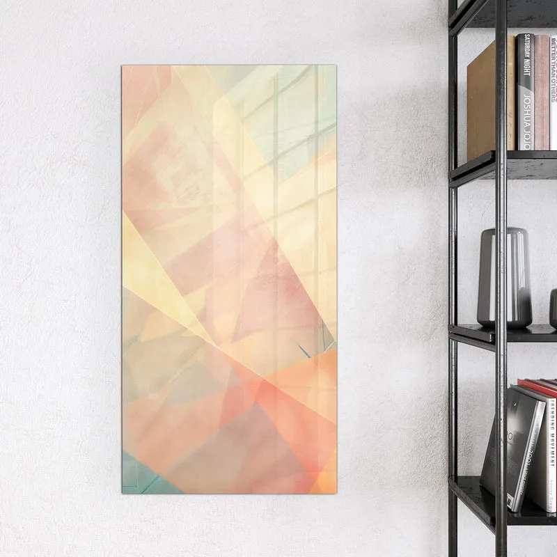 Magnettafel - Geometrie in Pastell