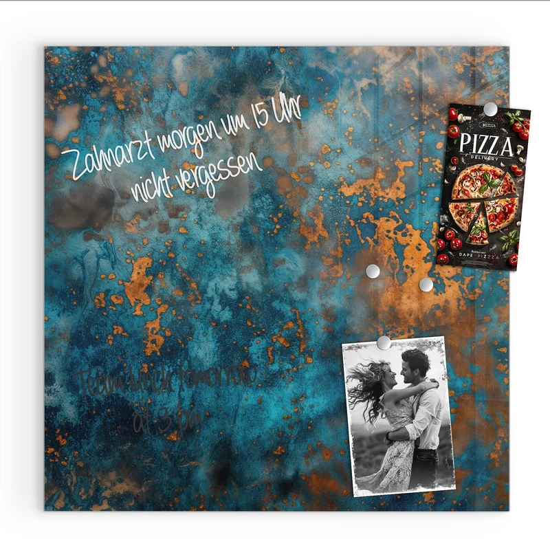 Magnettafel - Kupferpatina