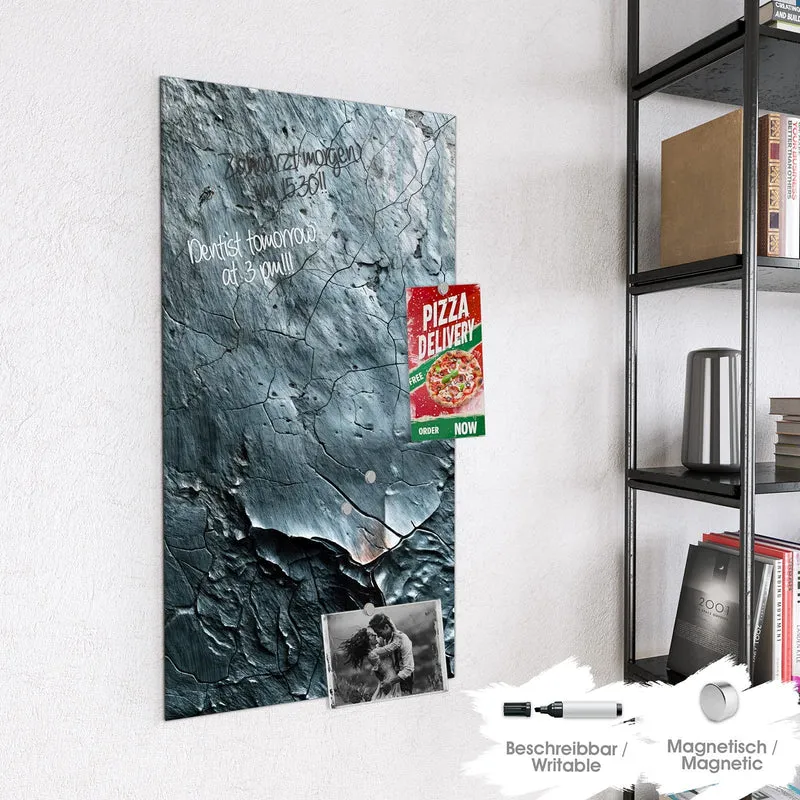 Magnettafel - Rissiger Schiefer