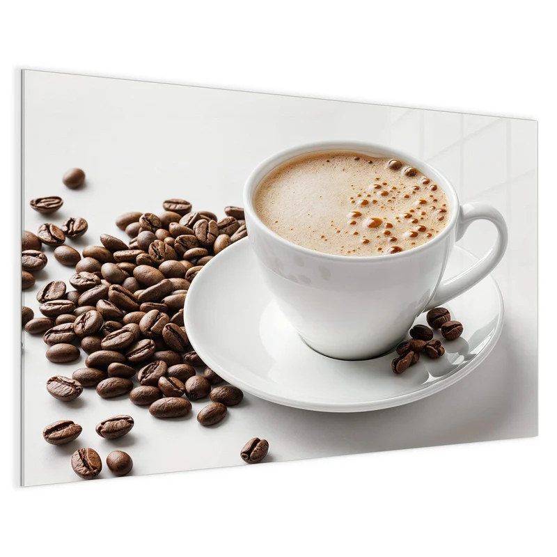 Magnettafel - Kaffee mit Milchschaum