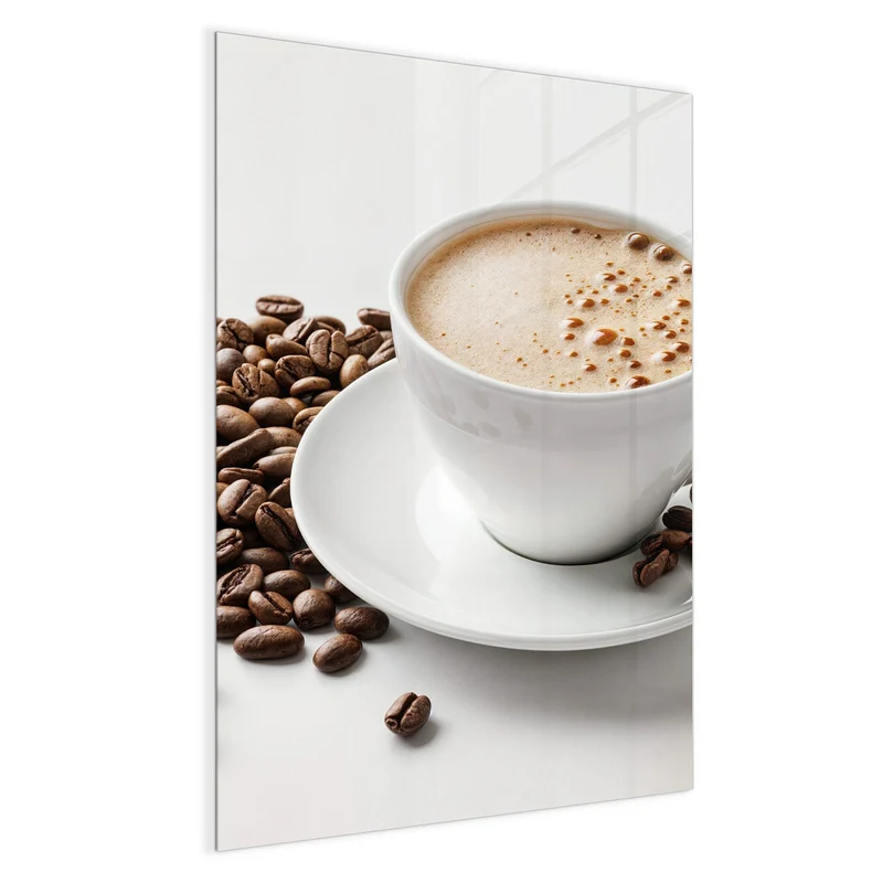 Magnettafel - Kaffee mit Milchschaum