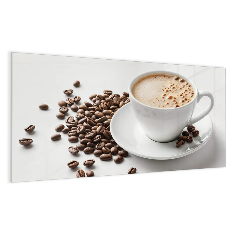 Magnettafel - Kaffee mit Milchschaum