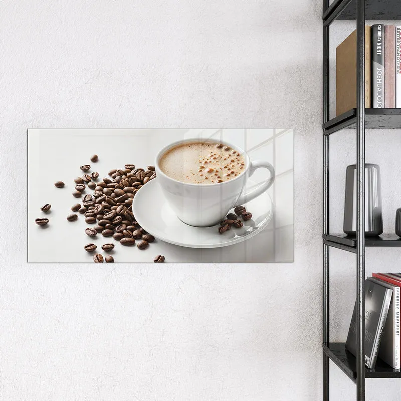 Magnettafel - Kaffee mit Milchschaum