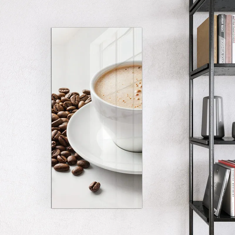 Magnettafel - Kaffee mit Milchschaum