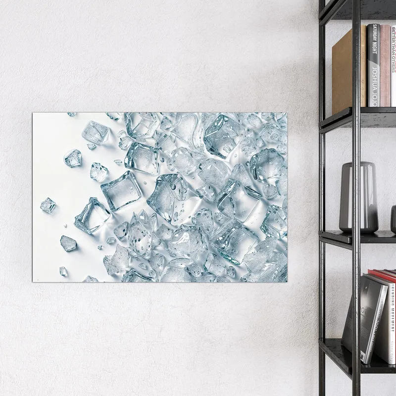 Magnettafel - Verstreute Eiswürfel