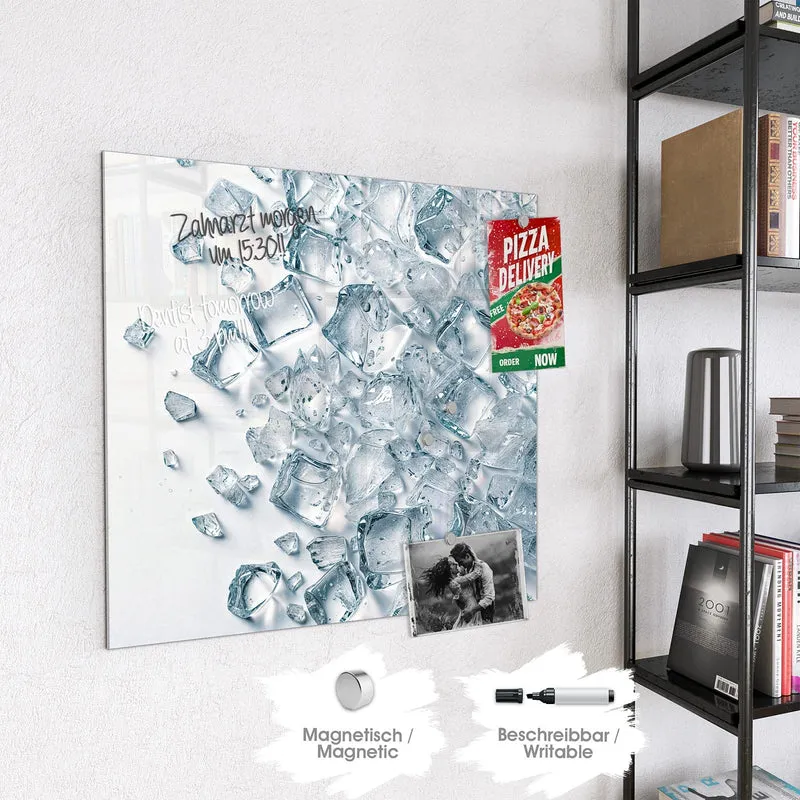 Magnettafel - Verstreute Eiswürfel