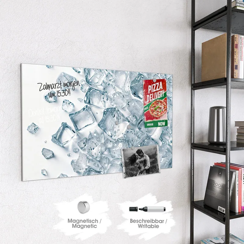 Magnettafel - Verstreute Eiswürfel