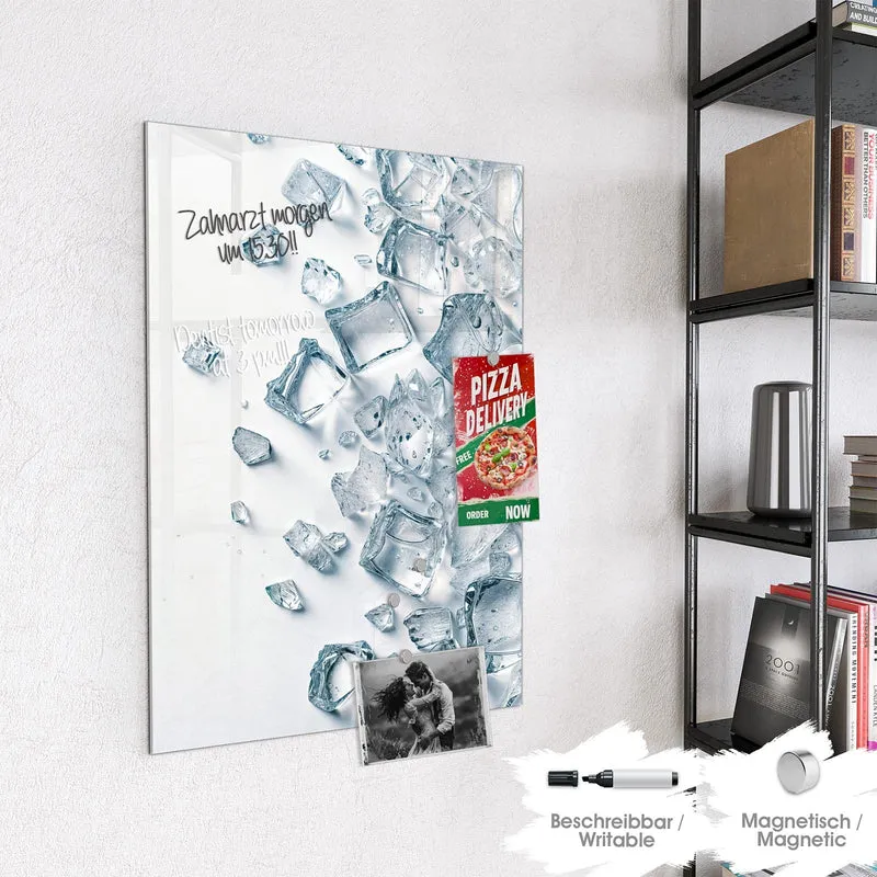 Magnettafel - Verstreute Eiswürfel