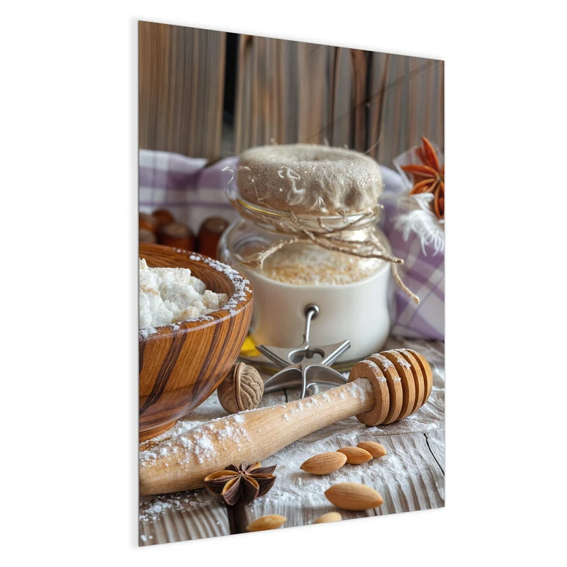 Magnettafel - Rustikales Backen