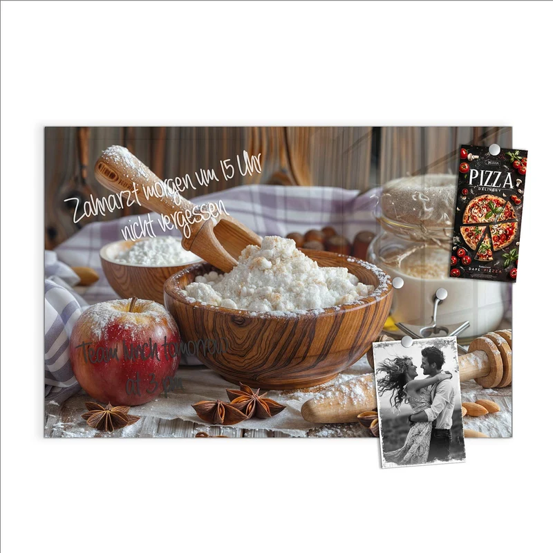 Magnettafel - Rustikales Backen