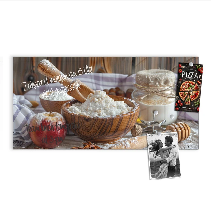 Magnettafel - Rustikales Backen