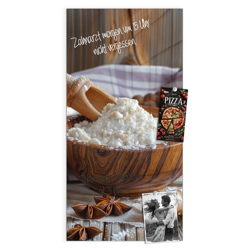 Magnettafel - Rustikales Backen
