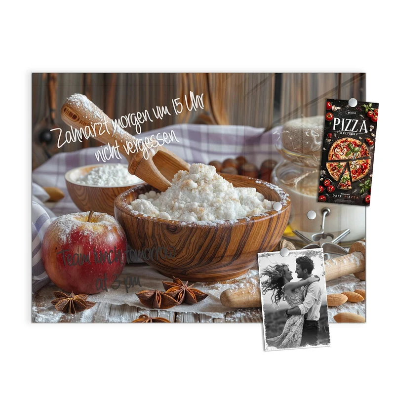 Magnettafel - Rustikales Backen