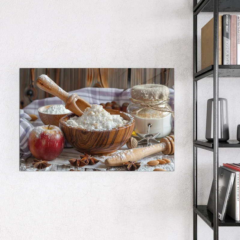 Magnettafel - Rustikales Backen
