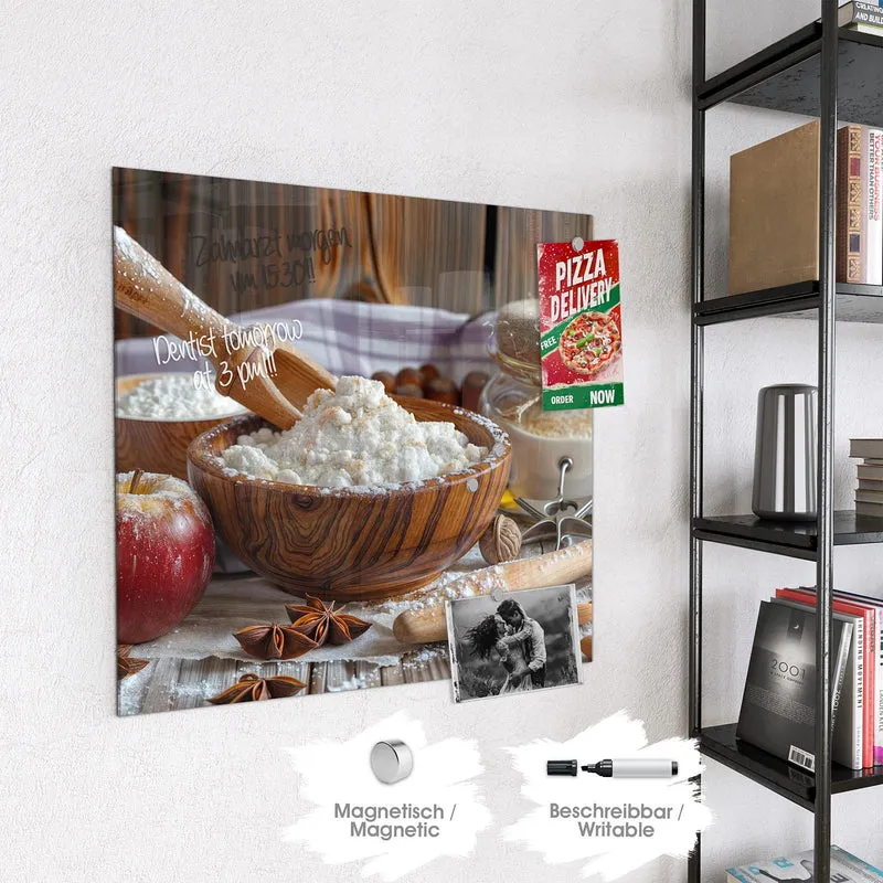 Magnettafel - Rustikales Backen